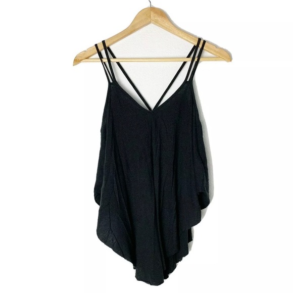 Free People Tops - 3/$25 We The Free Black V Tank Top Blouse XS